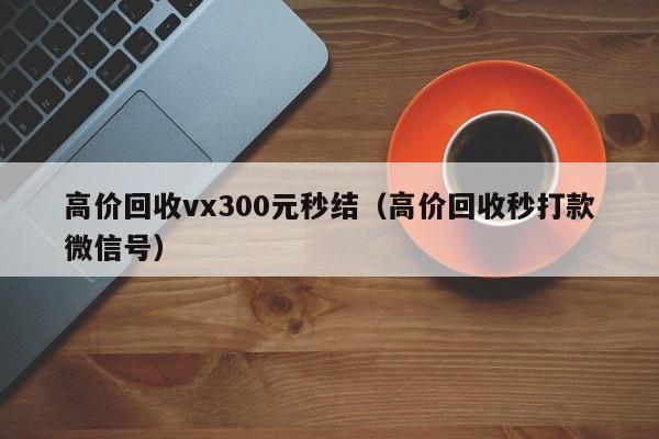 高价回收vx300元秒结（高价回收秒打款微信号）