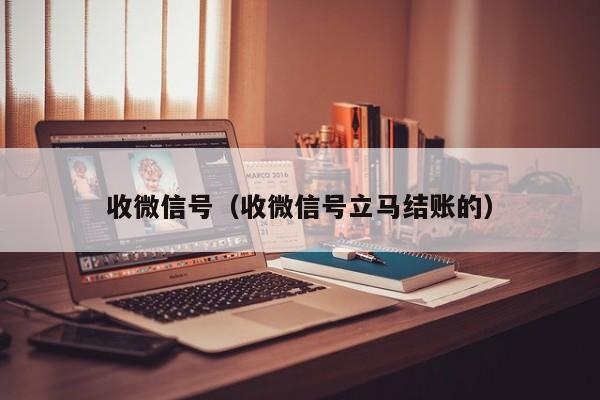 收微信号（收微信号立马结账的）
